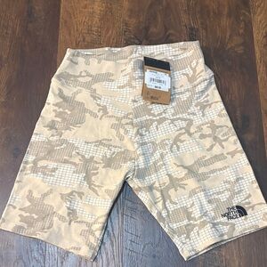 The North Face Beige Camo Shorts